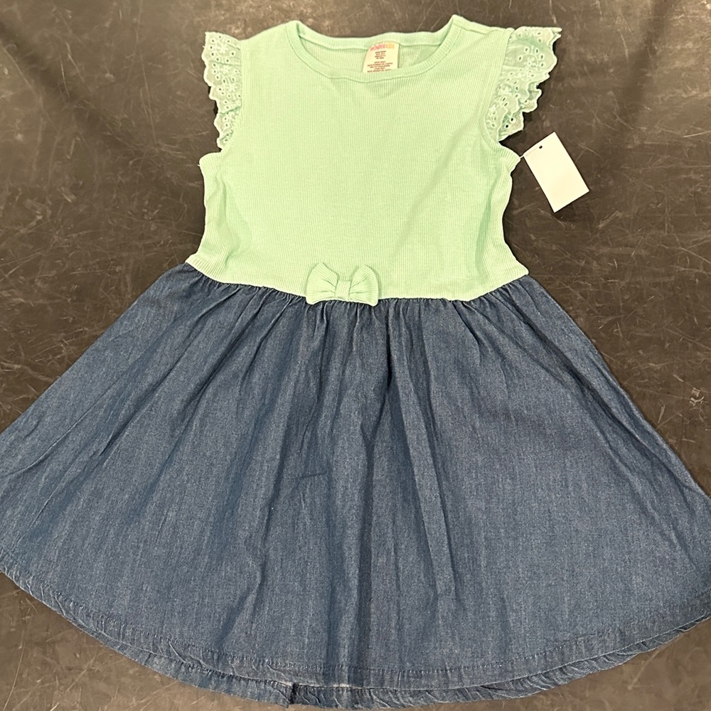 Wonderkids summer casual girl’s dress - size 4T - brand new with tags.